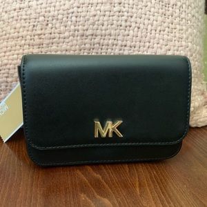 NWT Michael Kors Saffiano Leather Logo Belt Bag